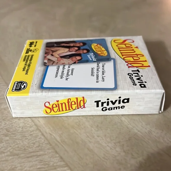 ❣️Seinfeld 90s Television TV Show Sitcom Trivia Card Game Friends Family Night❣️ - Picture 5 of 5